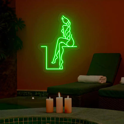Tranquil Lounge Spa Neon Sign