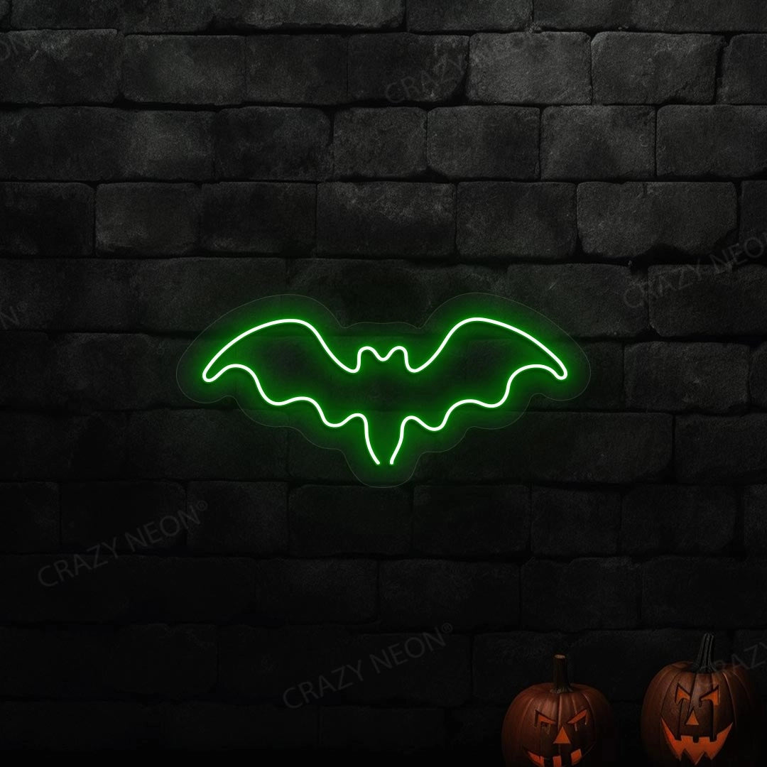 Halloween Bat Neon Sign