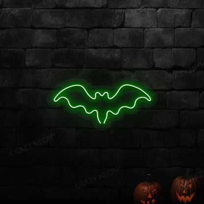 Halloween Bat Neon Sign