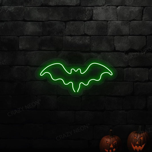 Halloween Bat Neon Sign