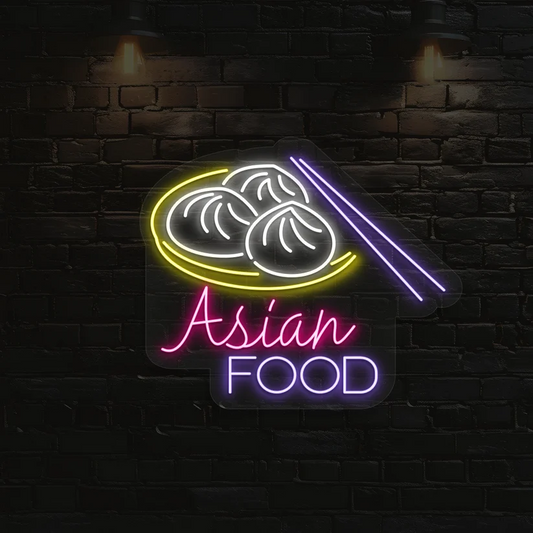Bao Asian Food Neon Sign
