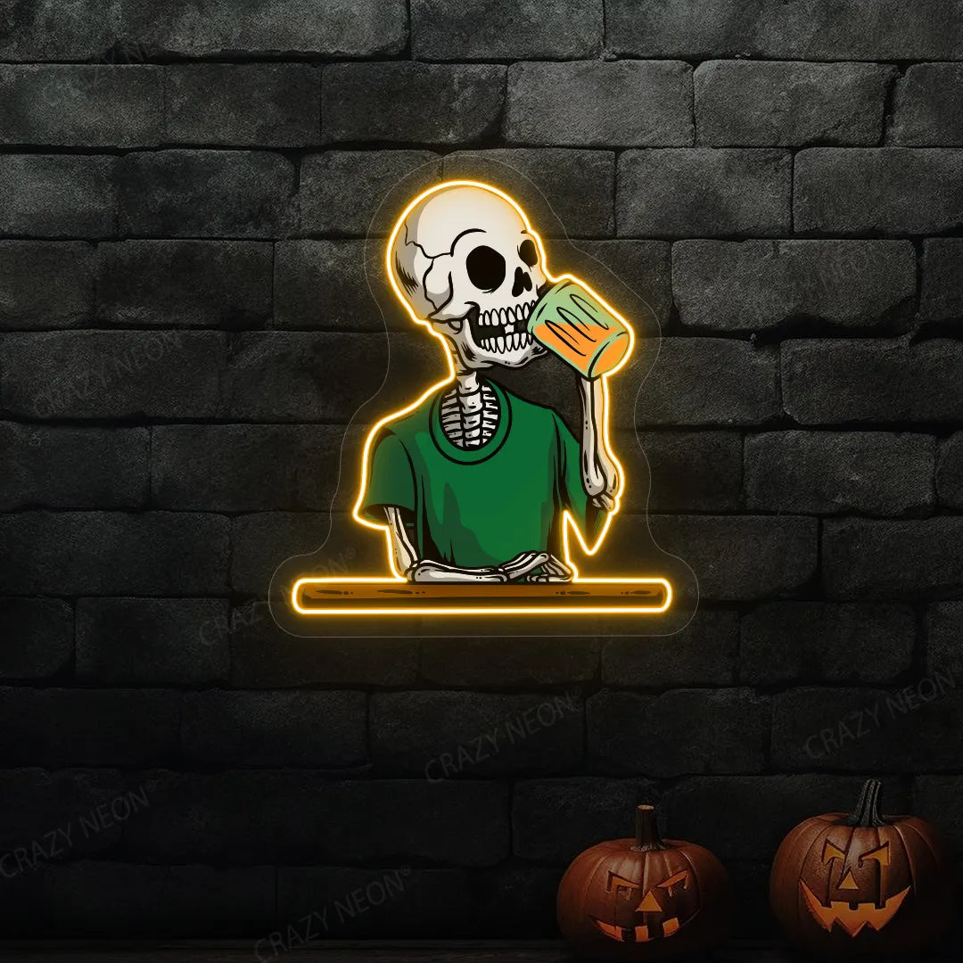 Skeleton Neon Sign
