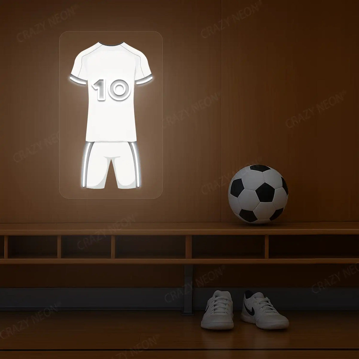 FUL Jersey Football Neon Artwork Sign