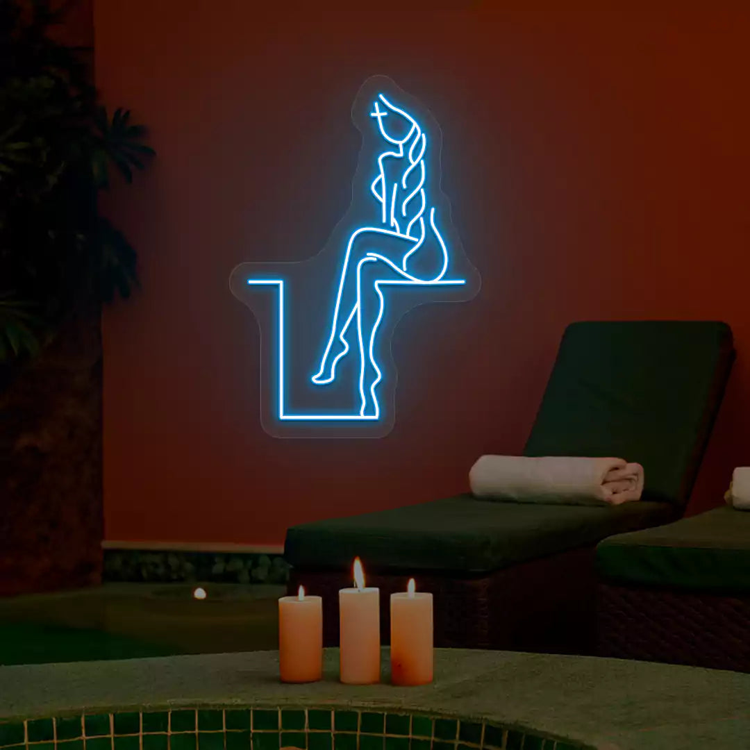 Tranquil Lounge Spa Neon Sign
