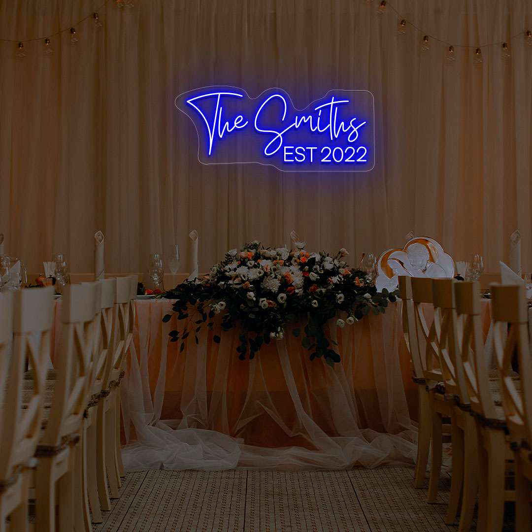 Personalized Name With Est Year Neon Sign