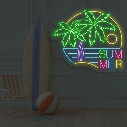 Summer Paradise Neon Sign