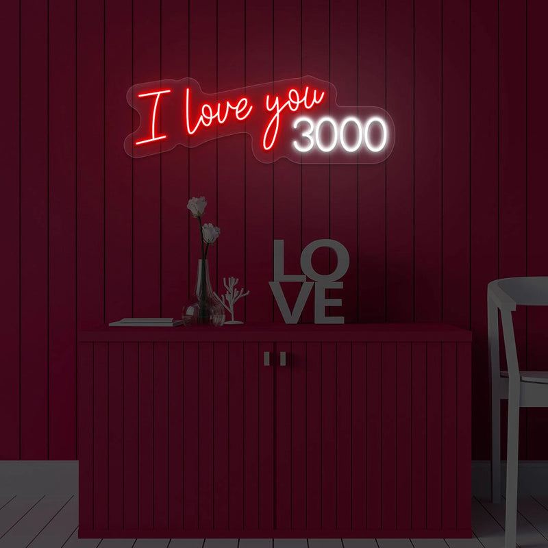I Love You 3000 Neon Sign