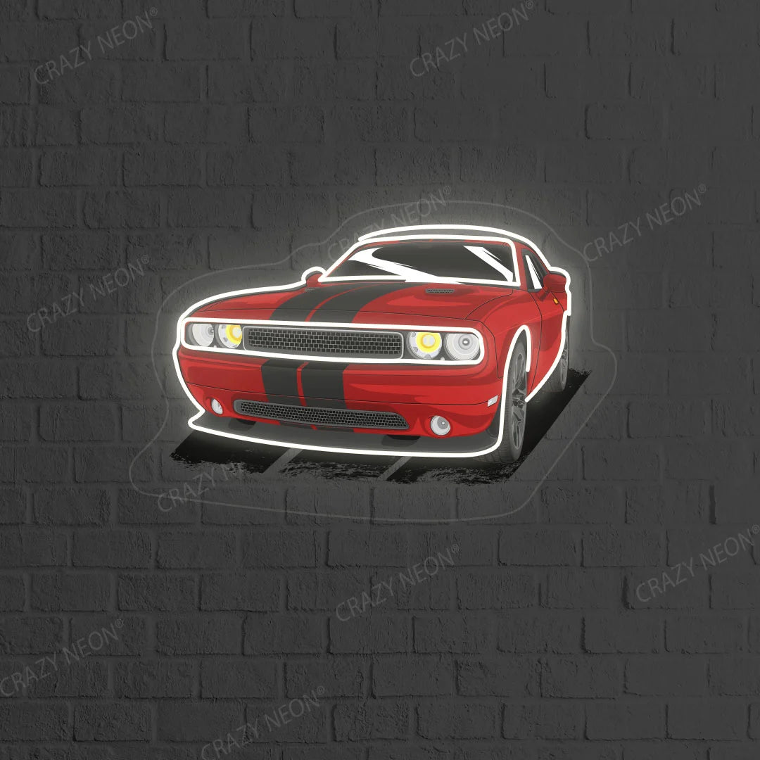 Luxury Car Neon Artwork Sign