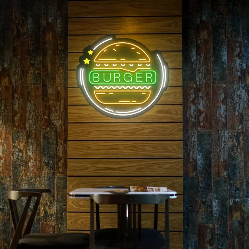 Burger Buzz Neon Sign