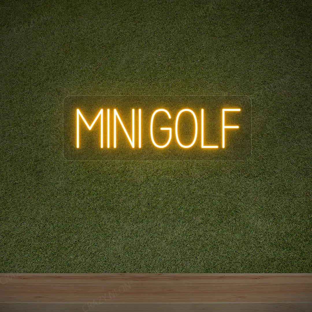 Mini Golf Neon Sign