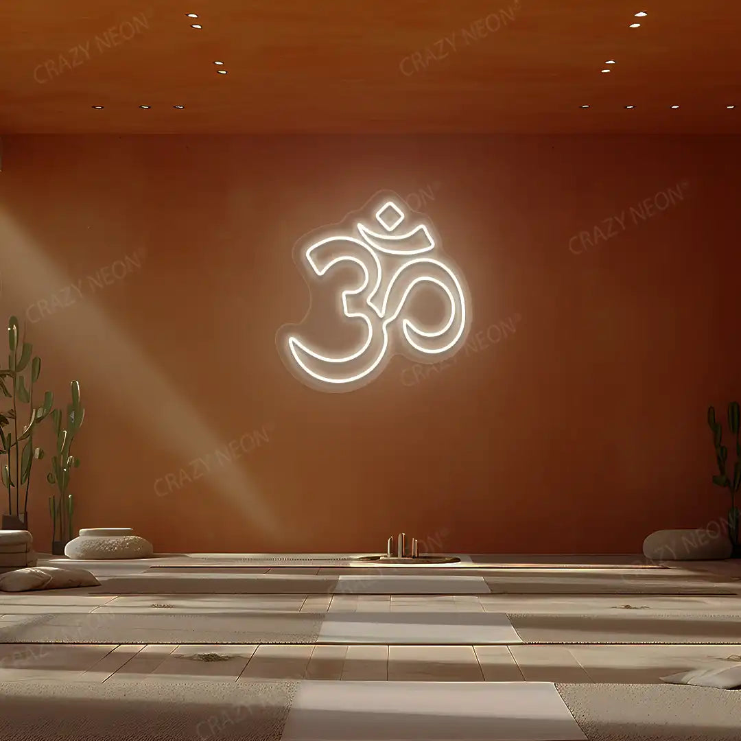 Om Symbol Neon Sign