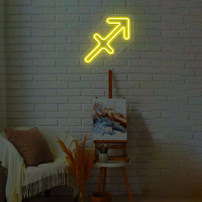 Sagittarius Zodiac Neon Sign