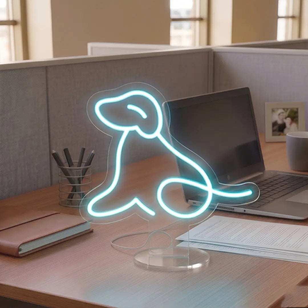 Woof Dog Mini Neon Sign