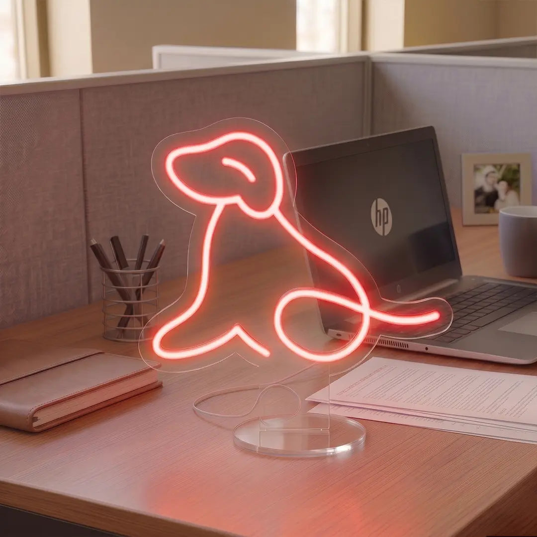 Woof Dog Mini Neon Sign
