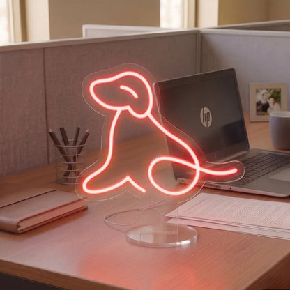 Woof Dog Mini Neon Sign