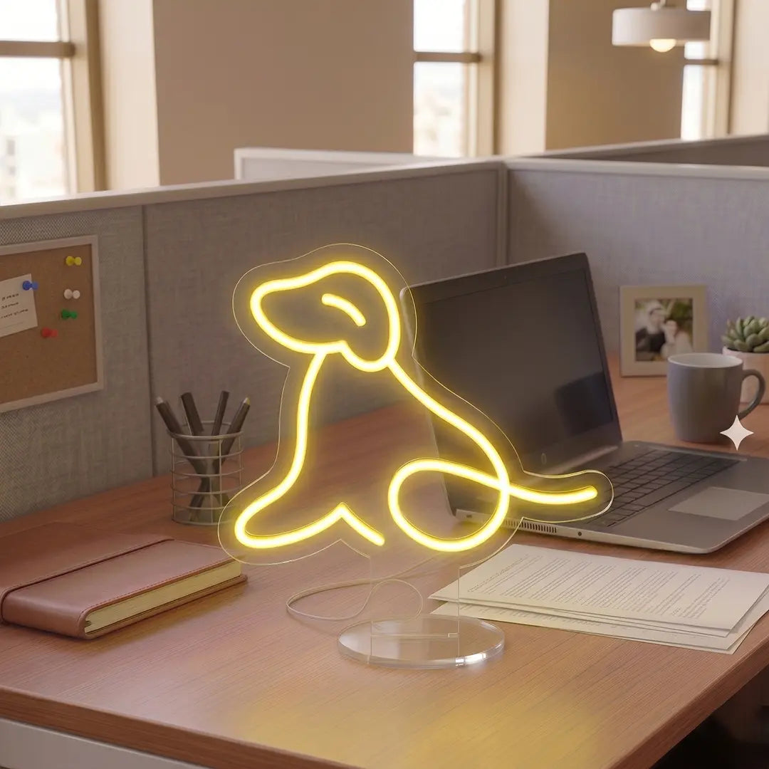 Woof Dog Mini Neon Sign