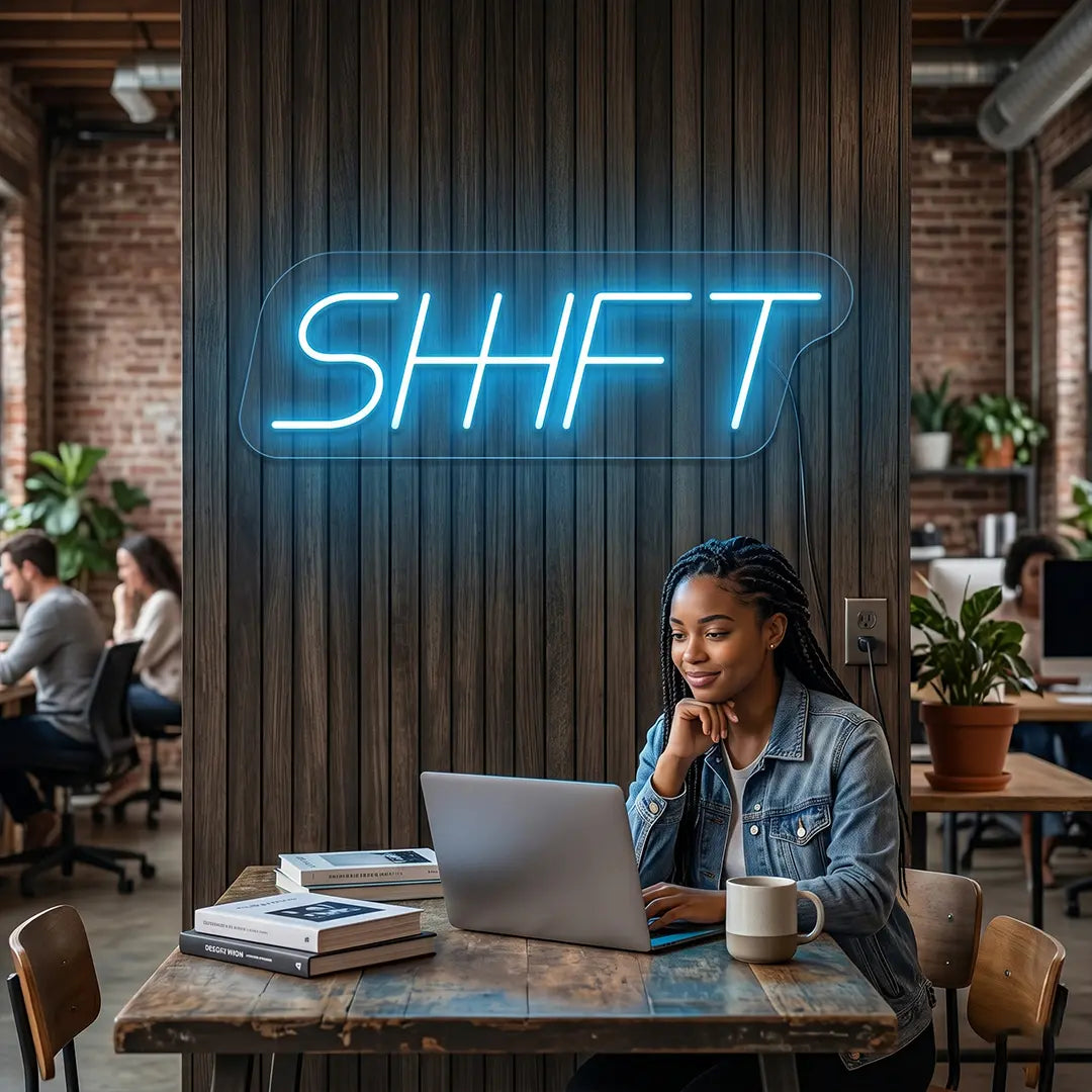 Shift Vintage Neon Sign