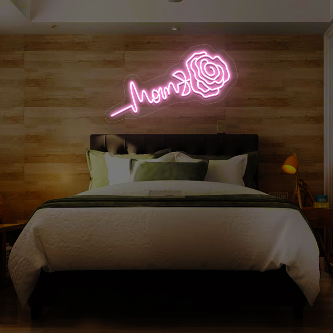 Mom Text Neon Sign