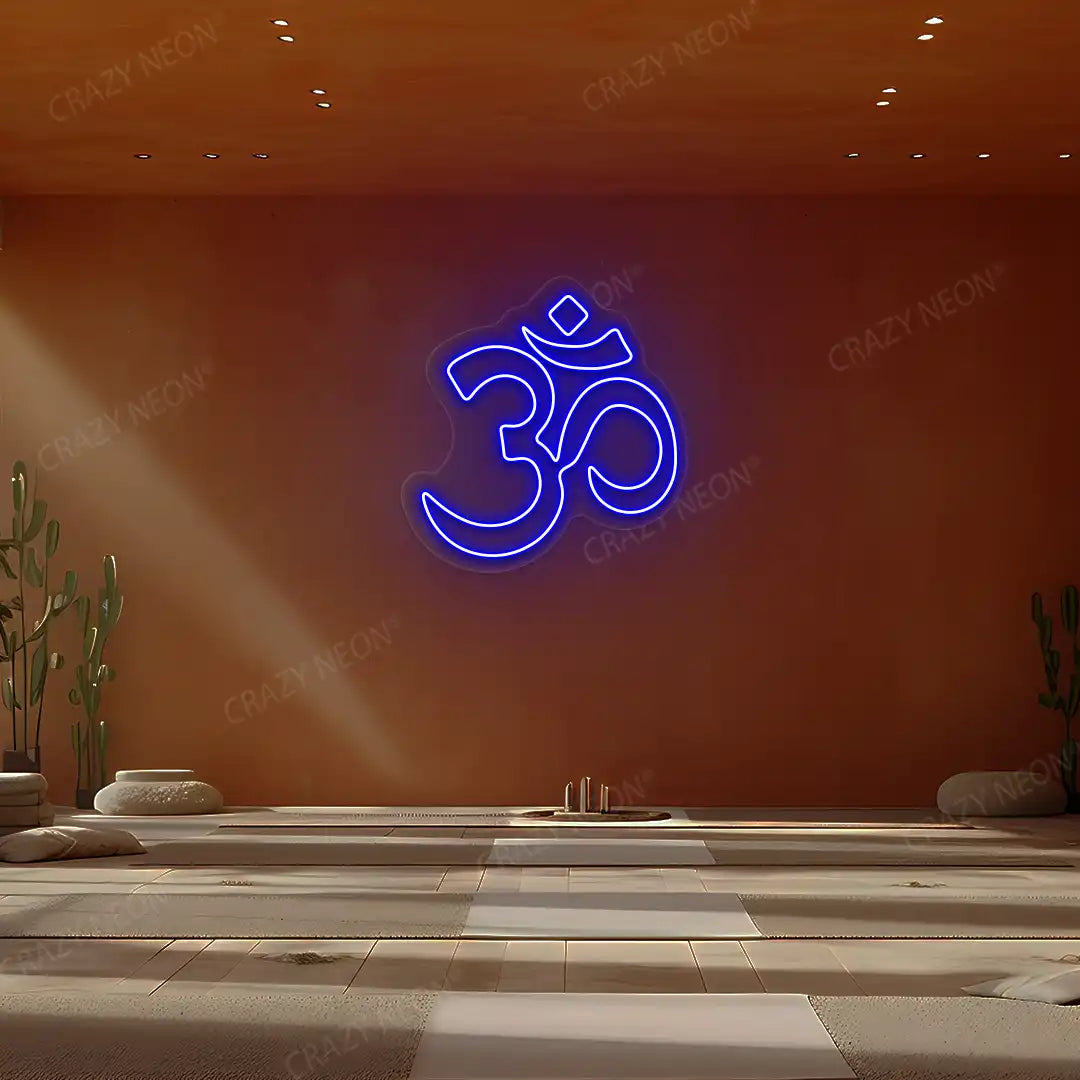 Om Symbol Neon Sign
