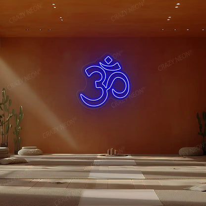Om Symbol Neon Sign