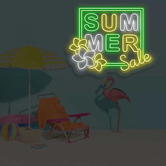 Summer Sale Neon Sign