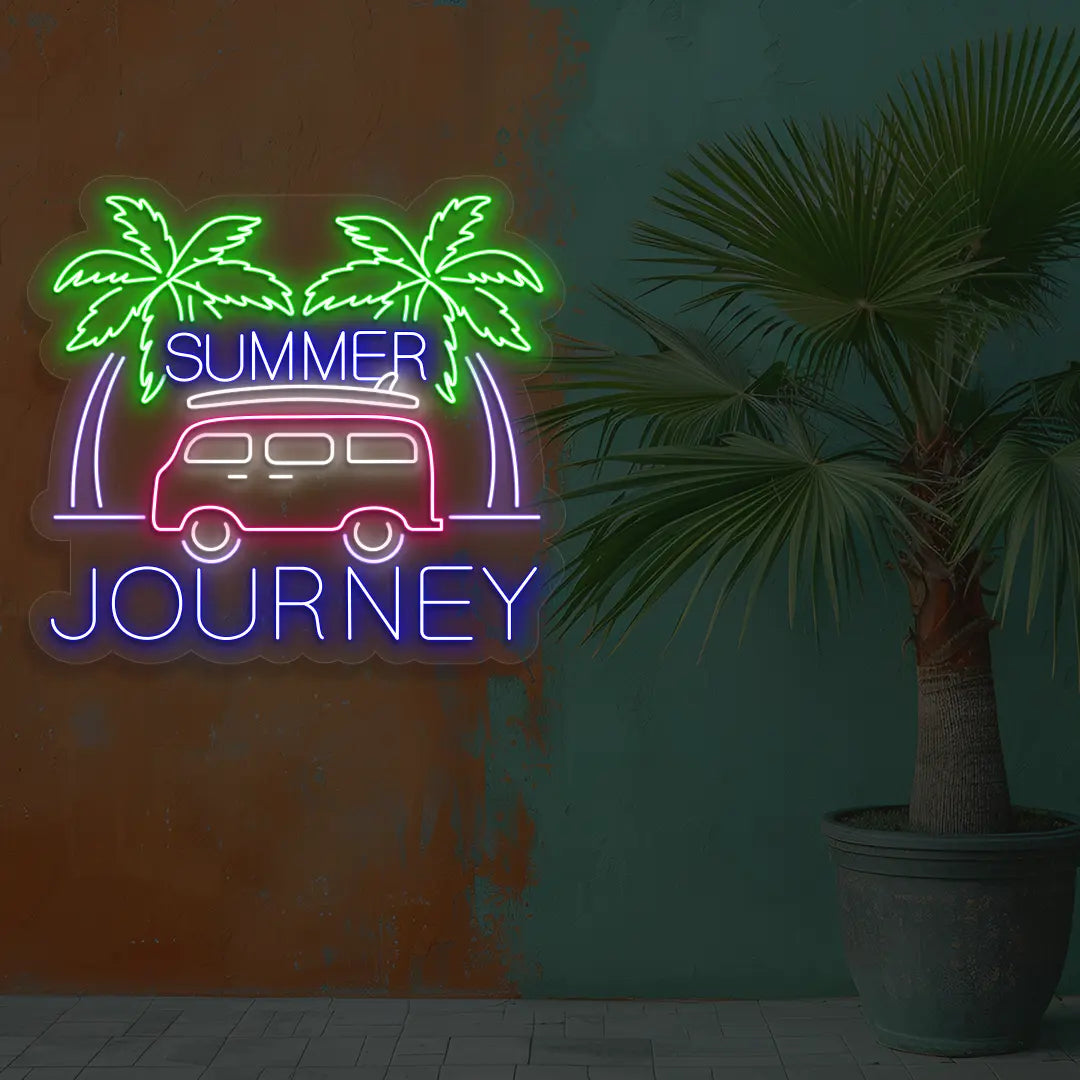 Summer Journey Neon Sign