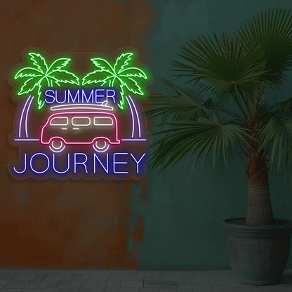 Summer Journey Neon Sign