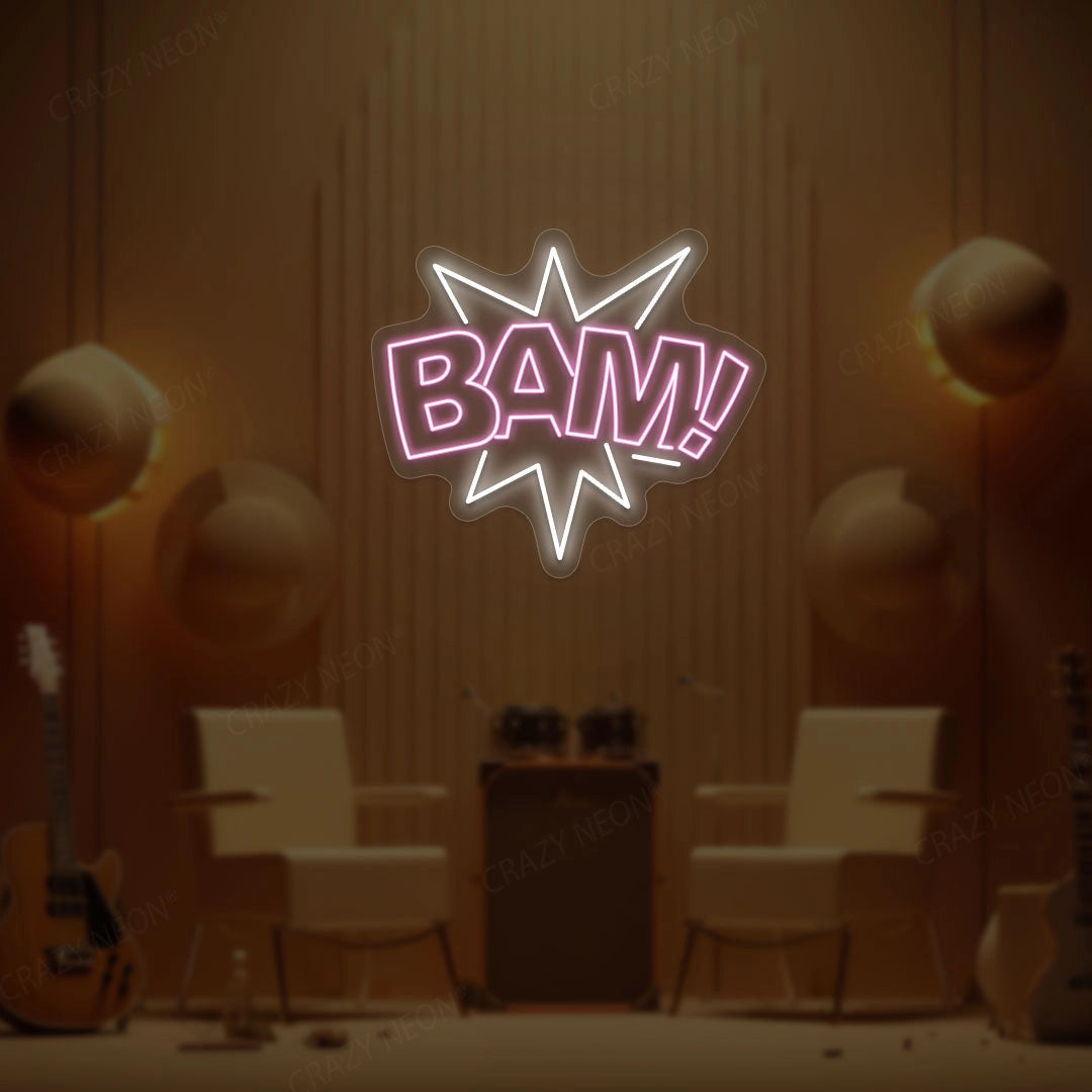 BAM Neon Sign