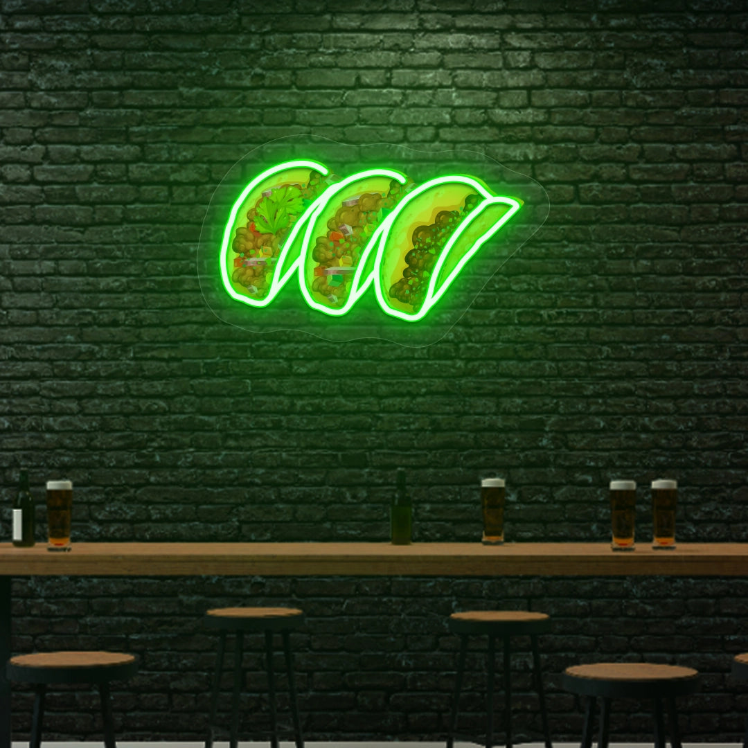 Tacos Neon Artwork Sign
