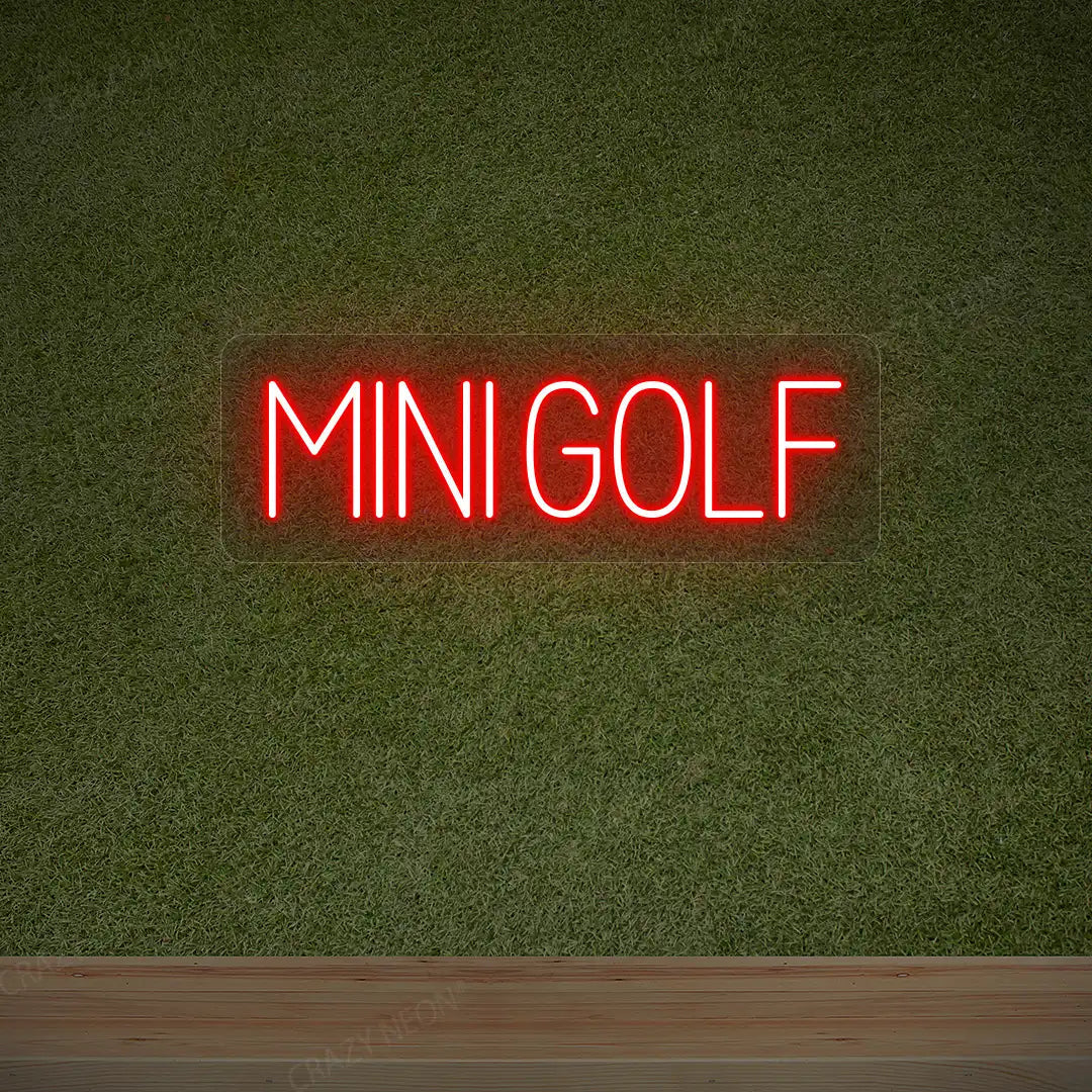Mini Golf Neon Sign
