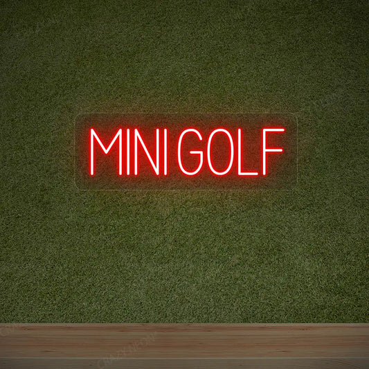 Mini Golf Neon Sign