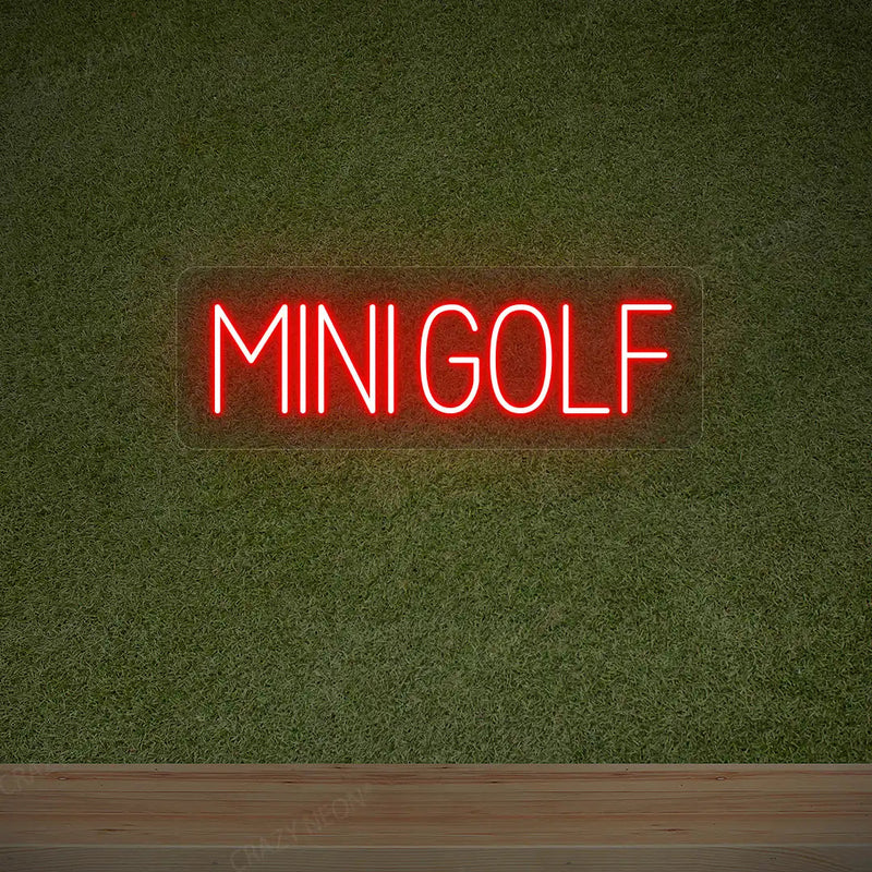 Mini Golf Neon Sign