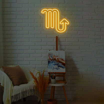 Scorpio Zodiac Neon Sign