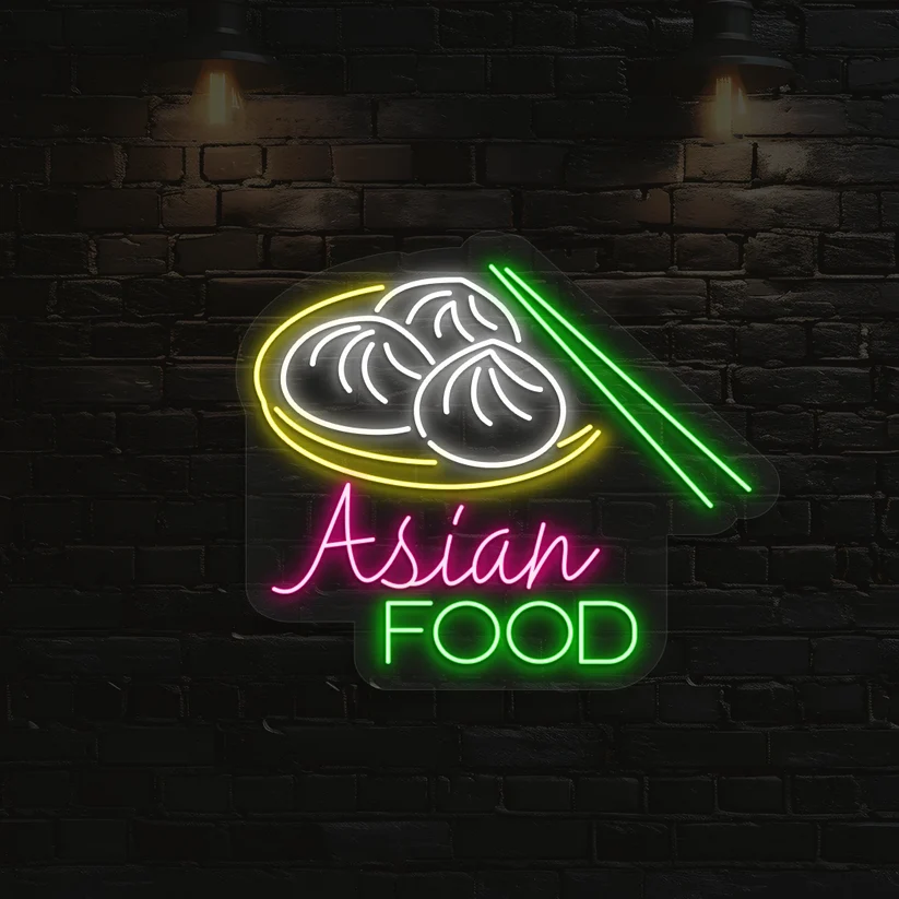 Bao Asian Food Neon Sign