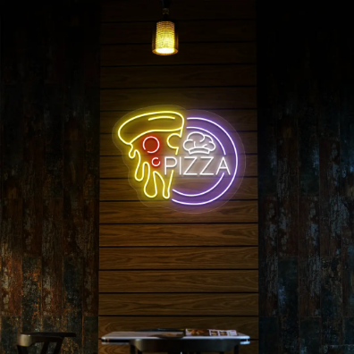Pizza Slice Neon Sign