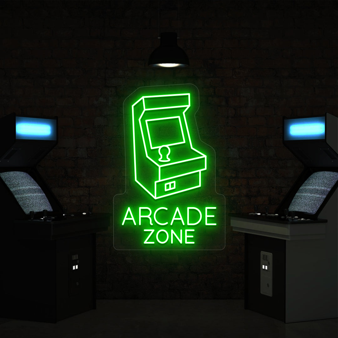 Nostalgic Arcade Zone Vintage Neon Sign