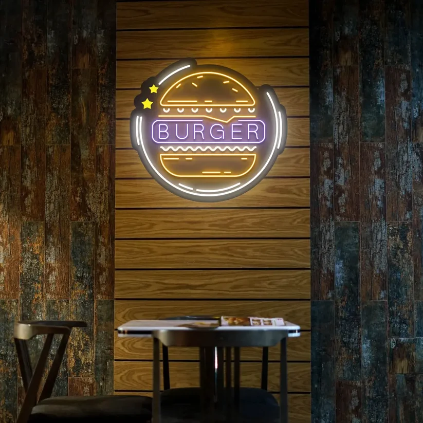 Burger Buzz Neon Sign