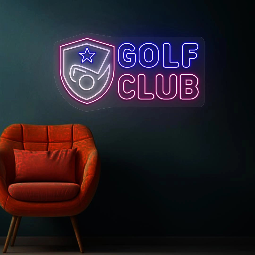 Golf Club Neon Sign