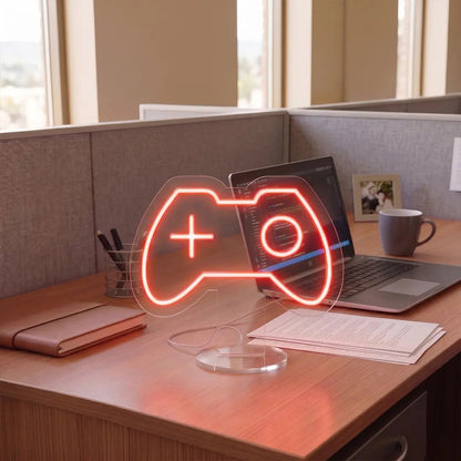 Game On Controller Mini Neon Sign