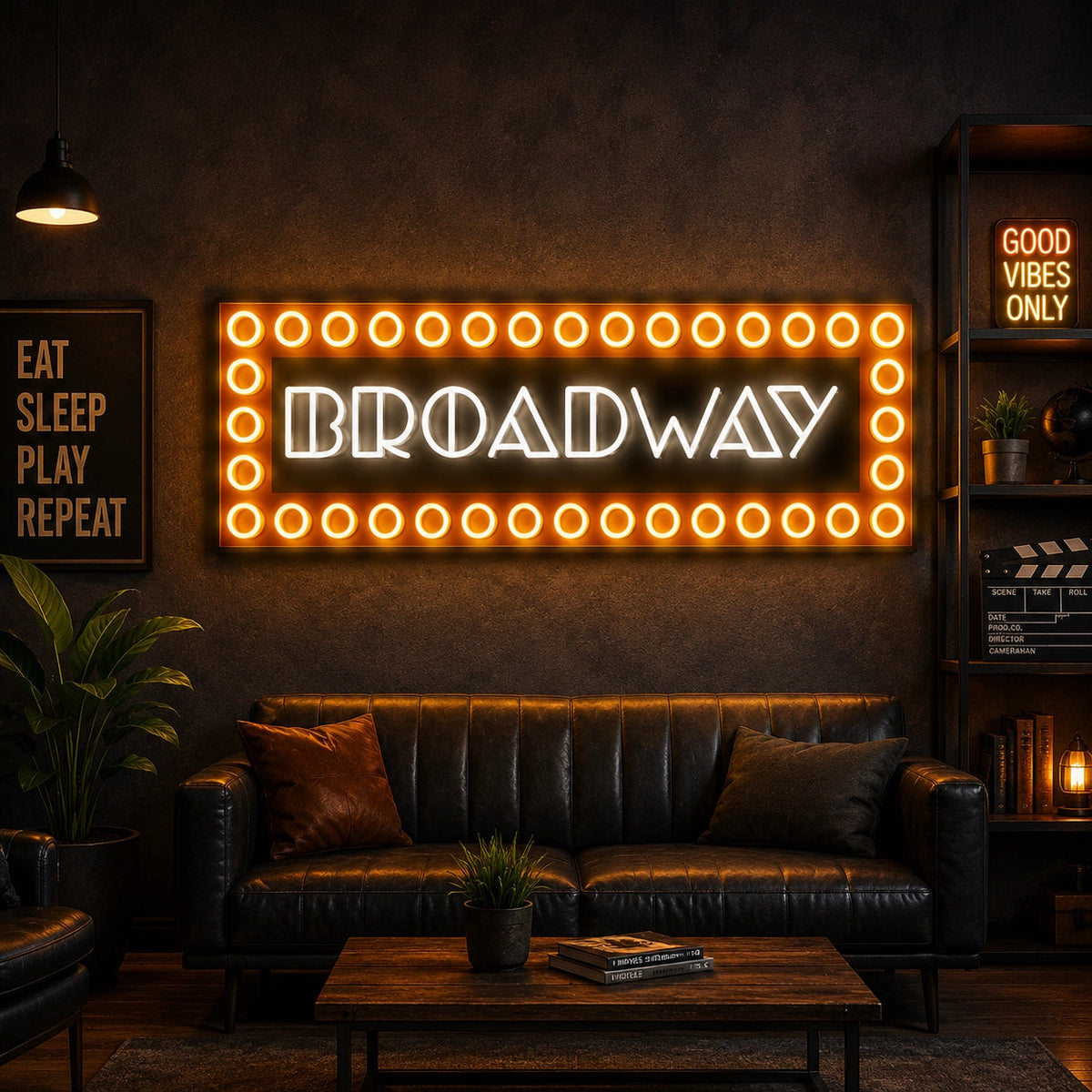 Broadway Marquee LED Vintage Neon Sign