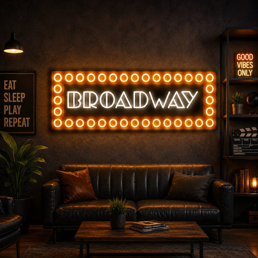 Broadway Marquee LED Vintage Neon Sign