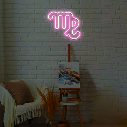 Virgo Zodiac Neon Sign
