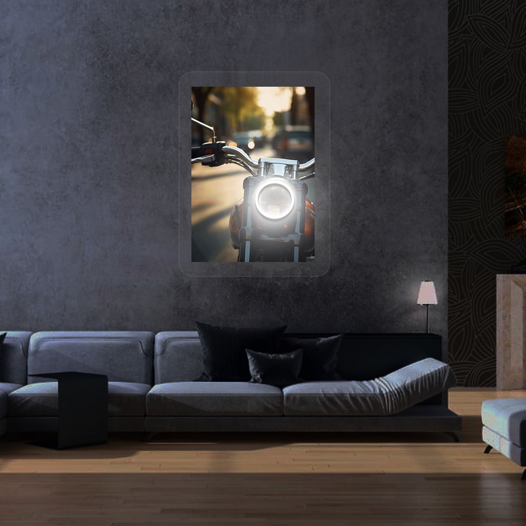 Halo Urban Moto Neon Artwork Sign