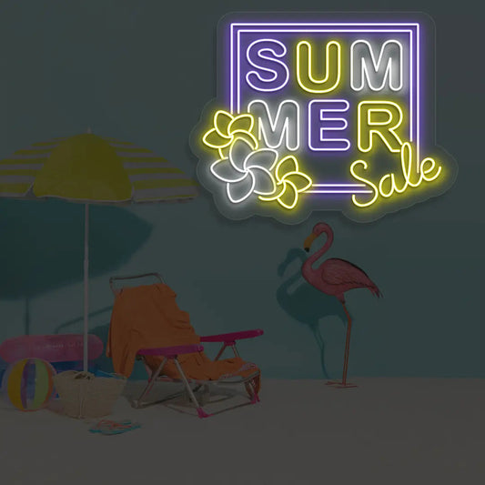 Summer Sale Neon Sign