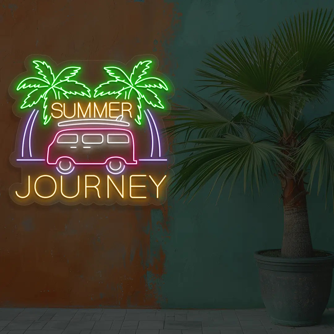 Summer Journey Neon Sign