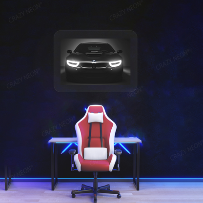 BMW i8 Neon Artwork Sign
