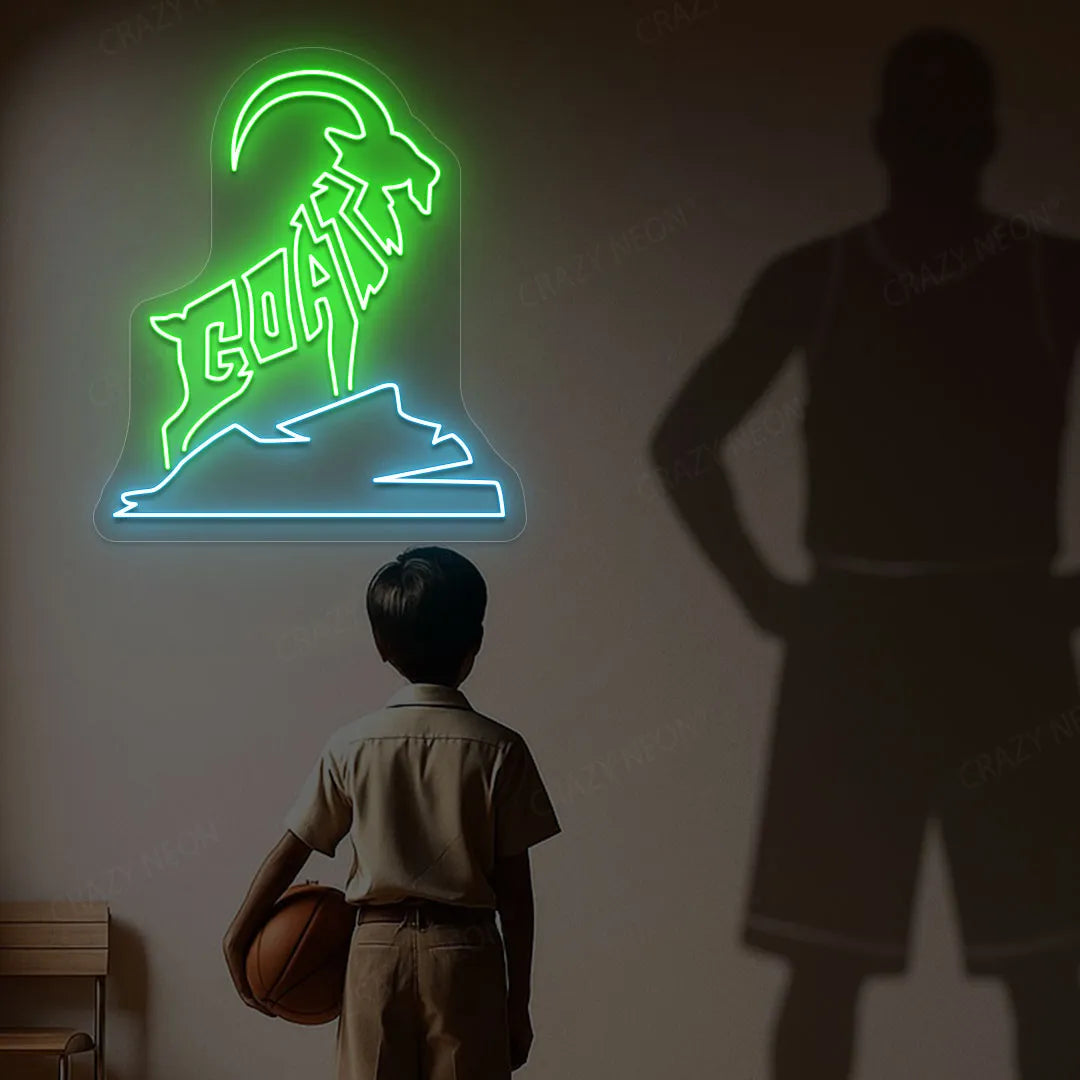 GOAT Neon Sign
