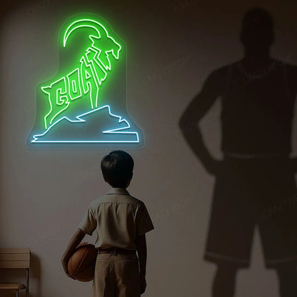 GOAT Neon Sign