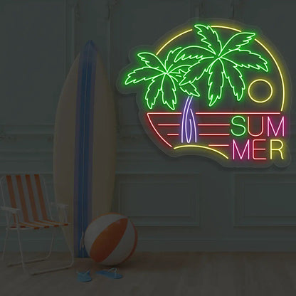 Summer Paradise Neon Sign