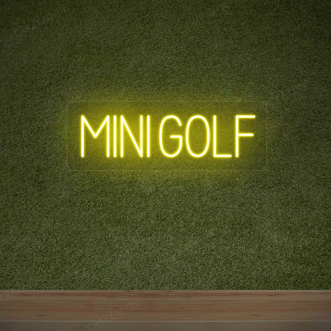 Mini Golf Neon Sign